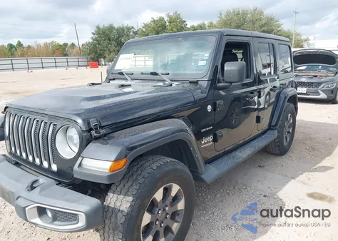 2018 Jeep Wrangler Unlimited Sahara 4X4 z USA, uszkodzony, nr VIN 1C4HJXEG4JW229407